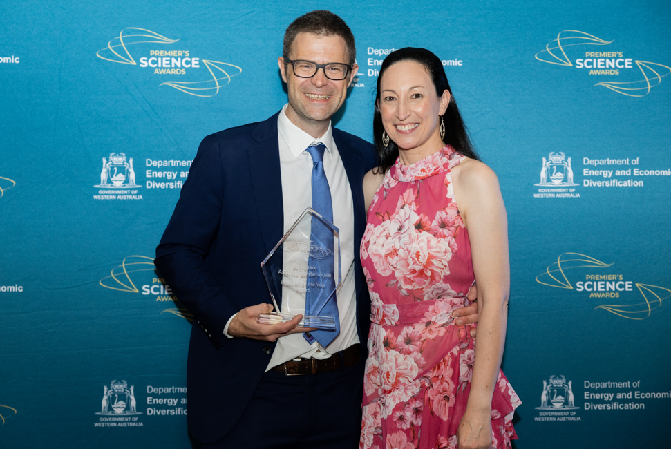 Professor Andrew Whitehouse from The Kids Research Institute Australia named Scientist of the Year